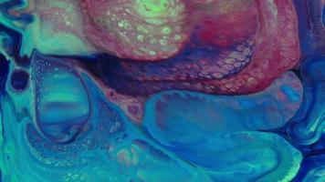 Abstract Colorful Invert Sacral Paint  Exploding Texture video