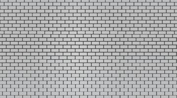 White brick wall texture seamless background. vector