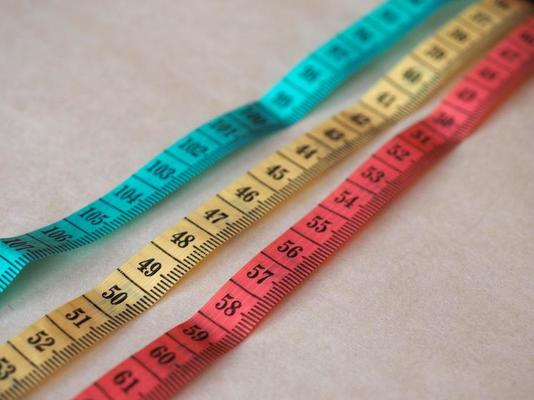 Tailor Tape Ruler in Cun (Chinese Inch) Stock Image - Image of