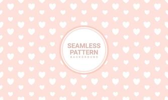 love doodle seamless pattern on simple pink background printable on paper for poster, banner for website vector