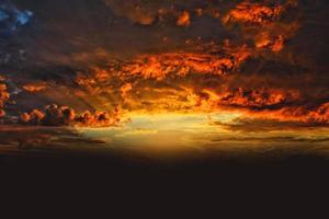 sunset sky gorgeous panorama natural sunset bright dramatic sky photo