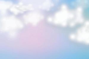 Soft Cloud with background blue and pink