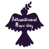 International Peace Day vector