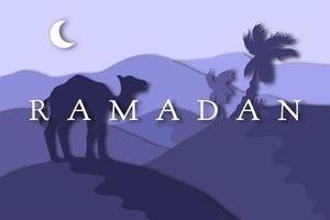 Ramadan Kareem greeting vector
