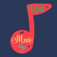 World Music Day vector