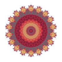 Mandala Line Template vector