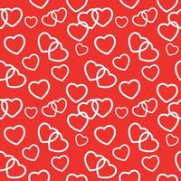 Heart love seamless pattern background. Vector illustration