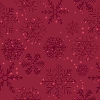 Seamless Snowflakes Background. Vector Illustration