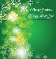 Happy New Year and Marry Christmas Background vector