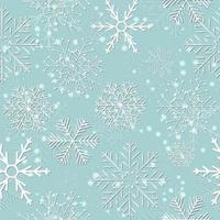 Seamless Snowflakes Background. Vector Illustration