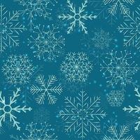 Seamless Snowflakes Background. Vector Illustration