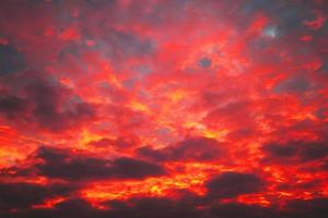 dark red sunset sky gorgeous panorama natural sunset bright dramatic sky photo