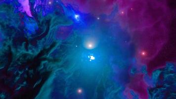 espacio azul claro nebulosa oscura galaxia en el espacio profundo y la belleza del universo foto