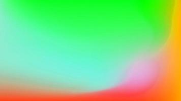 Resumen brillante verde claro y naranja borroso círculo burbuja degradado colorido patrón brillante con degradado gráfico suave. foto