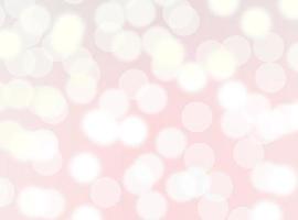 pink and white. Bokeh colorful glows sparkle beautiful On pink background . Valentines Day concept. New year day photo