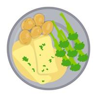 Broccoli With Cheese vector