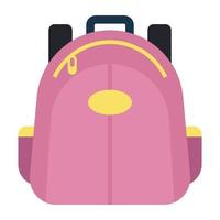 conceptos de mochila escolar vector
