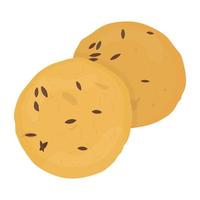 Cumin Cookie Concepts vector