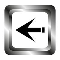 Arrow on white background vector