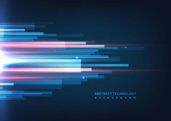 Abstract technology geometric overlapping hi speed line movement design background with copy space for text.