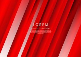Abstract modern diagonal stripes red elegant and white background and texture. vector