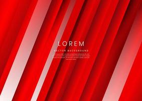 Abstract modern diagonal stripes red elegant and white background and texture. vector