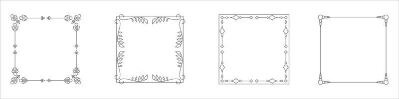 set of vintage frames