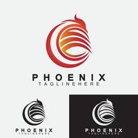 Phoenix logo Vector Illustration Design Template