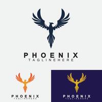 plantilla de diseño de ilustración de vector de logotipo de phoenix