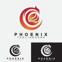 Phoenix logo Vector Illustration Design Template