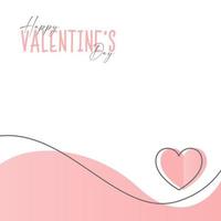 Valentine background design . valentines day illustration concept vector