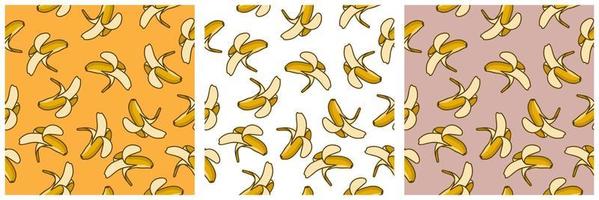 Banana pattern design . vector illustration