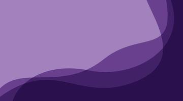 simple purple background. flat purple gradation. wavy background vector