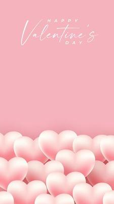 Happy Valentine's Day . Valentine Day Greeting Card . Vector illustrations