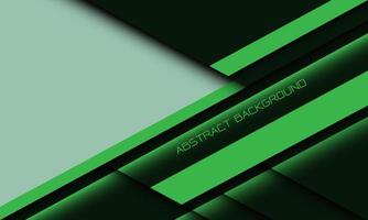 Abstract green neon shadow geometric with blank space design modern futuristic technology background vector