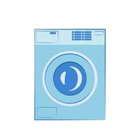 Washing machine. Illustration for printing, backgrounds, covers, packaging, greeting cards, posters, stickers, textile, seasonal design. Isolated on white background. vector
