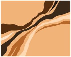 fondo contemporáneo en estilo abstracto. color bohemio de un fondo minimalista. gráfico marrón para presentación y papel tapiz. vector