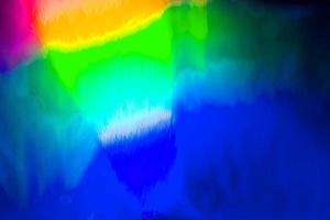 Desenfoque azul colorido brillo multicolor brillante abstracto colorido sobre negro foto