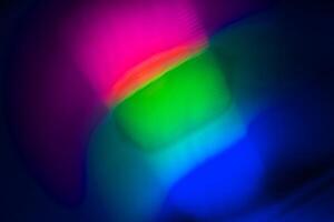 rainbow blur multicolored sparkle bright abstract colorful on black photo