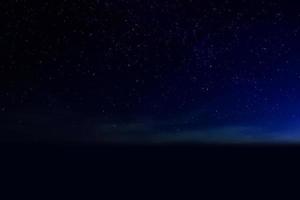 light blue dramatic galaxy night panorama from the moon universe space on night sky photo