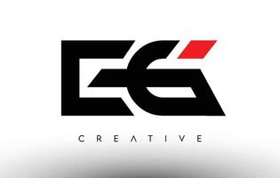 EG Creative Modern Letter Logo Design. EG Icon Letters Logo Vector