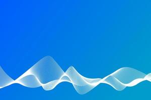 Abstract wave element for design. Digital frequency track equalizer. vector