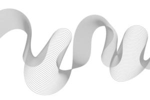 Abstract wave element for design. Digital frequency track equalizer. vector