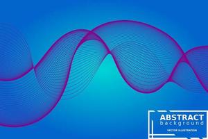 Abstract wave element for design. Digital frequency track equalizer. vector