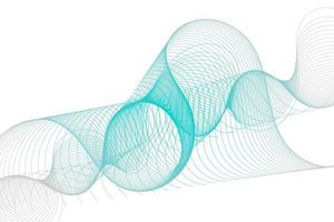 Abstract wave element for design. Digital frequency track equalizer. vector