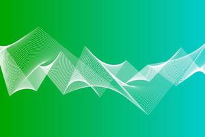 Abstract wave element for design. Digital frequency track equalizer. vector