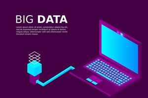 Isometric vector set of computer laptop tablet pc and smart-phone