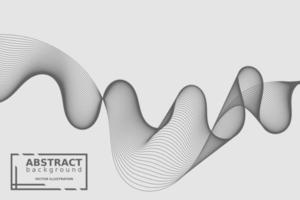 Abstract wave element for design. Digital frequency track equalizer. vector