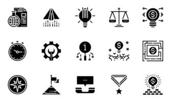 Business Symbols Elements Line Icons ,Think Different, Engineering, Lightbulb vector