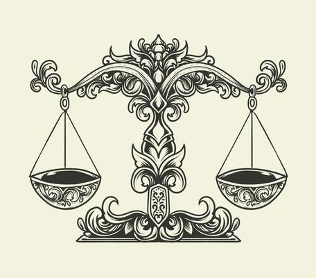 https://static.vecteezy.com/system/resources/thumbnails/004/679/953/small_2x/illustration-antique-libra-scales-ornament-monochrome-style-free-vector.jpg